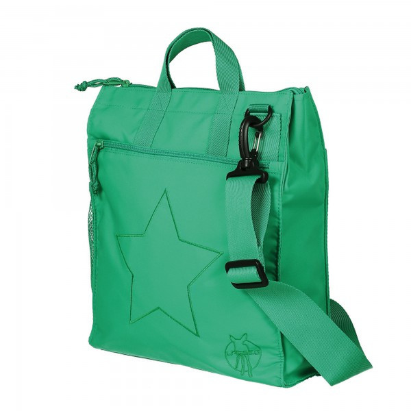 Lässig Buggy Bag Star Grün Polyester Windeltasche