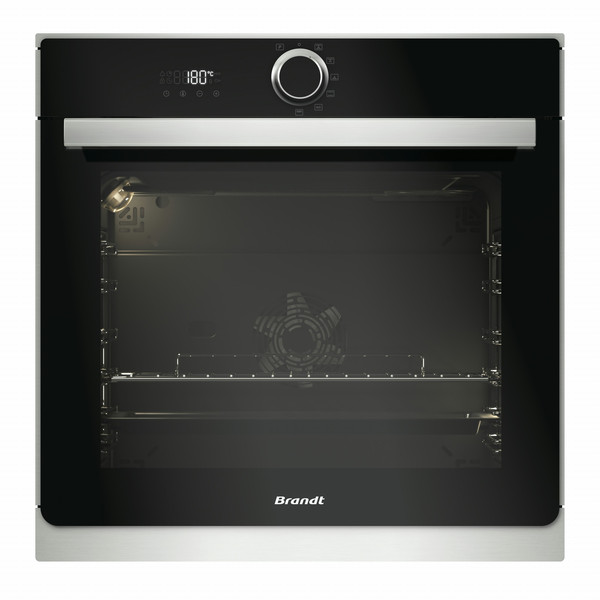 Brandt BXP6332X Electric oven 73l 3385W A+ Schwarz, Edelstahl Backofen