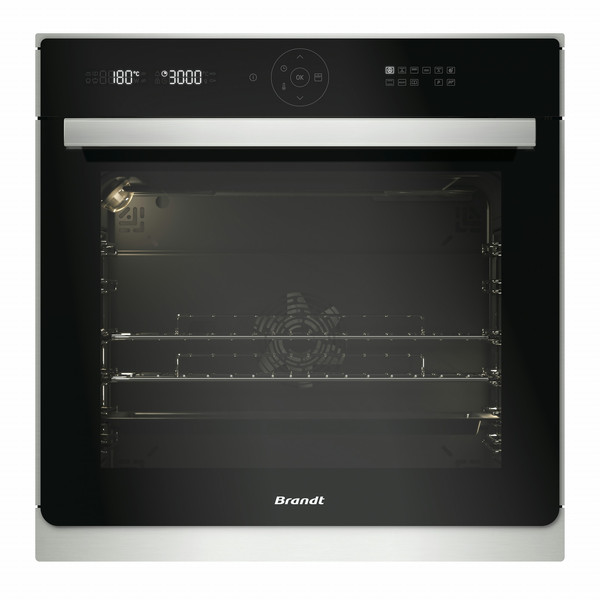 Brandt BXP6575X Electric oven 73L 3385W A+ Black,Stainless steel