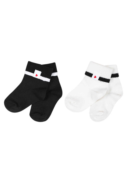 Reima 517046-0110 Schwarz, Weiß Unisex Socke