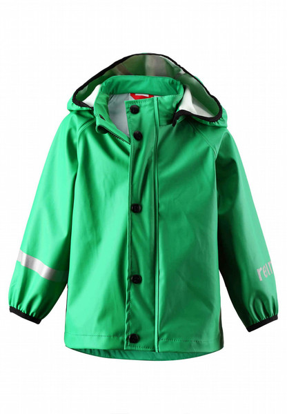 Reima 521411A-8870 Мальчик / Девочка Куртка Полиэстер, Полиуретан Зеленый дождевик для малыша