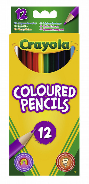 Crayola 12 Coloured pencils Мульти 12шт цветной карандаш