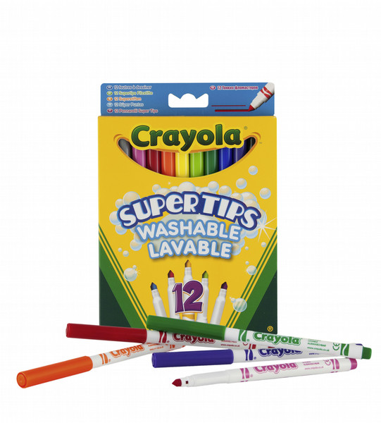 Crayola 12 Bright supertips Multi 12Stück(e) Leuchtmarker