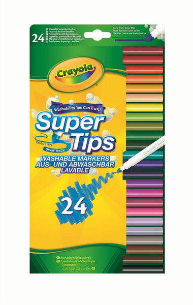 Crayola 24 Supertips markers