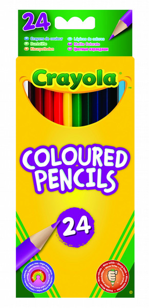 Crayola 24 Coloured pencils Мульти 24шт цветной карандаш