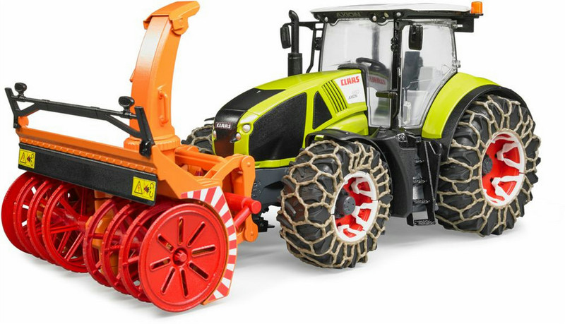 BRUDER Claas Axion 950 with snow chains and snow blower