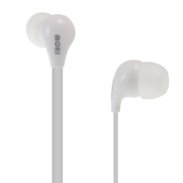 Moki 45° Comfort Intraaural In-ear White