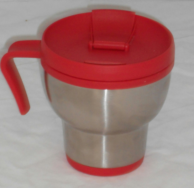 Carrefour 3609231894456 Red,Stainless steel 1pc(s) cup/mug