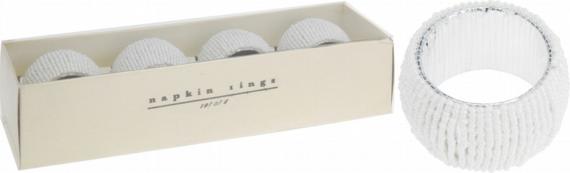 No-Brand A04150630 White 4 napkin ring