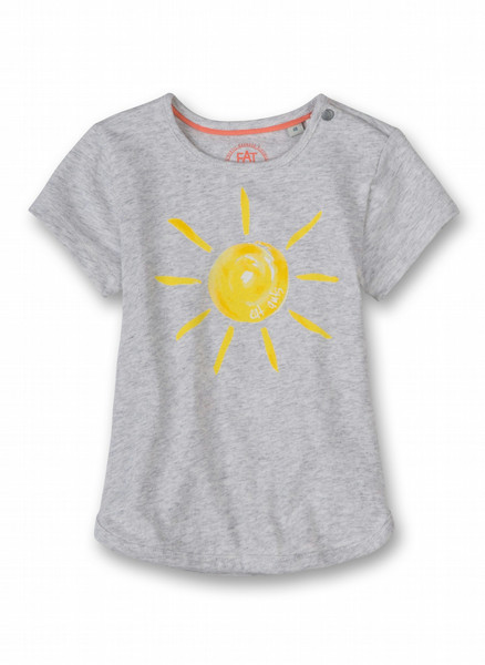 Sanetta 113613/1859-56 T-shirt Cotton,Spandex Grey,Yellow women's shirt/top
