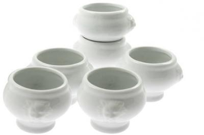 Cosy & Trendy 96801/6 Round 0.1L Porcelain White dining bowl