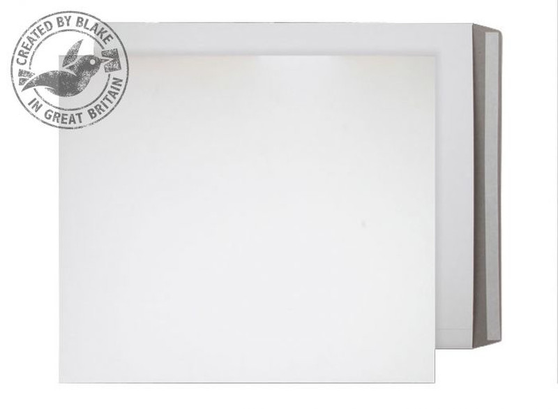 Blake Purely Packaging All Board Pocket Peel and Seal White 525x460mm 350gsm (Pack 100)