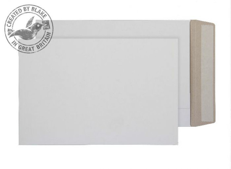 Blake Purely Packaging All Board Pocket Peel and Seal White 229x162mm 350gsm (Pk200)