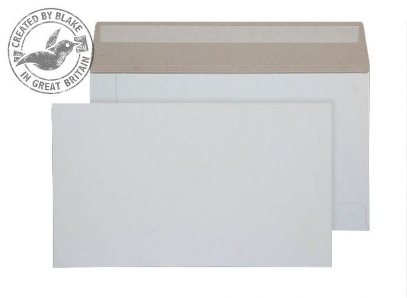 Blake Purely Packaging All Board Wallet Peel and Seal White 175x305mm 350gsm (Pack 200)