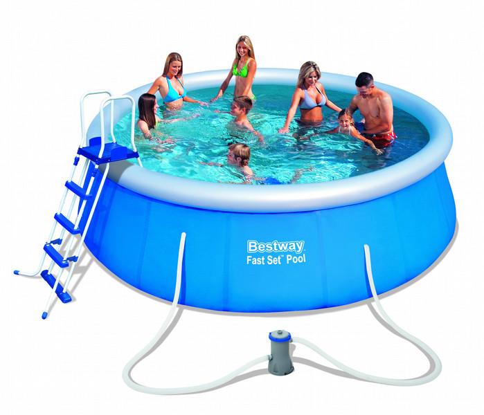 Bestway Fast Set Pool 4.57m x 122cm, set with pump - blue