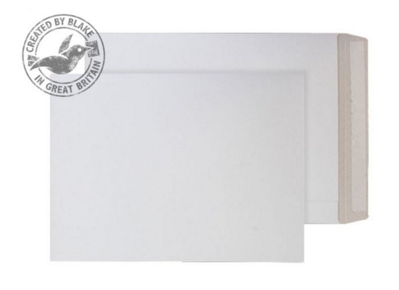 Blake Purely Packaging All Board Pocket Peel and Seal White 324x229mm 350gsm (Pack 100)