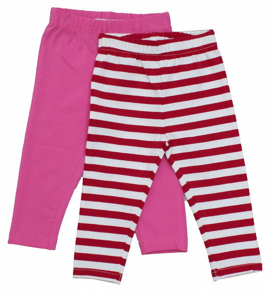 Toby Tiger Organic Cotton Pink Leggings Pack