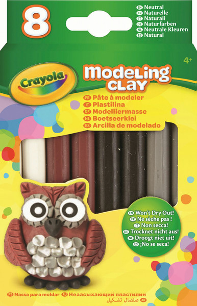 Crayola 8 sticks Modelling Clay - Neutral Color Модельная глина 136г Разноцветный 8шт