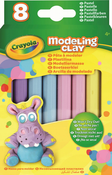 Crayola 8 sticks Modelling Clay - Pastel Color