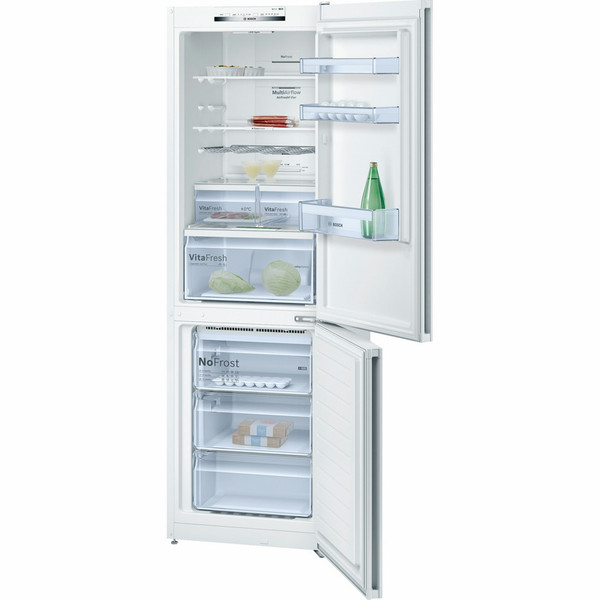 Bosch Serie 4 KGN36VW35 freestanding 237L 87L A++ White fridge-freezer