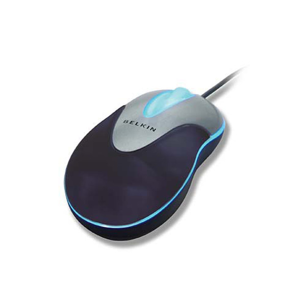 Belkin Optical Glow Mouse USB+PS/2 Оптический 800dpi компьютерная мышь