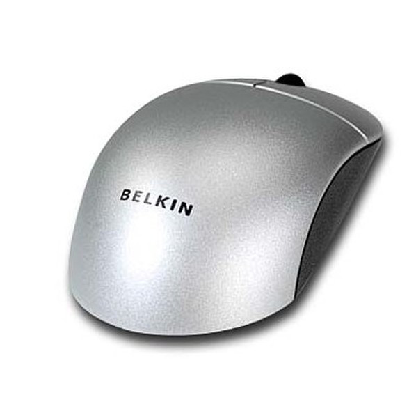 Belkin Wireless Optical USB Mouse Беспроводной RF Оптический 800dpi Cеребряный компьютерная мышь