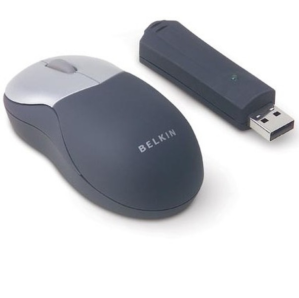 Belkin MiniWireless Optical Mouse Беспроводной RF Оптический 800dpi компьютерная мышь