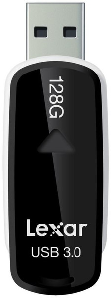 Lexar JumpDrive S37 128GB 128ГБ USB 3.0 (3.1 Gen 1) Type-A Черный, Белый USB флеш накопитель
