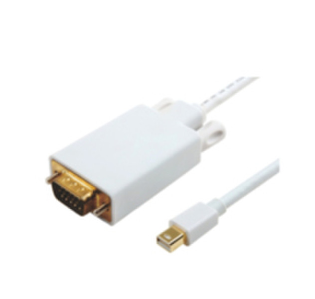 Microconnect MDPVGA3W 1м DisplayPort VGA (D-Sub) Белый адаптер для видео кабеля