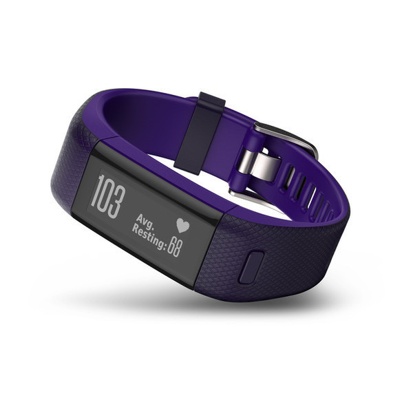 Garmin vívosmart HR+ Wireless Wristband activity tracker Black,Purple