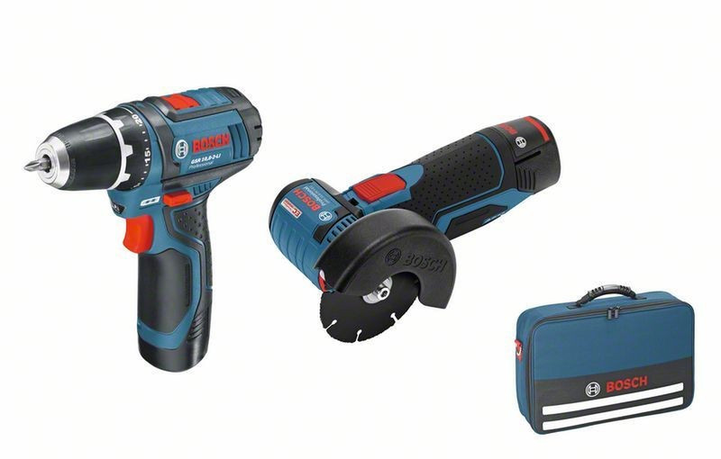 Bosch 0615990H5F 10.8В Черный, Синий, Красный cordless angle grinder