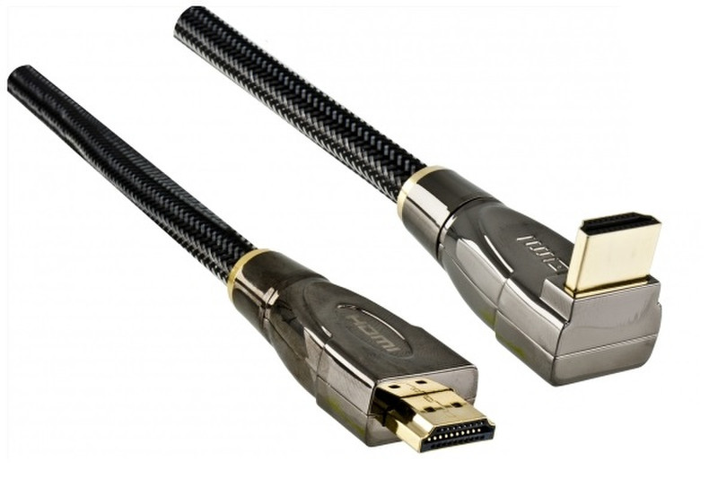 DINIC DU-HDMI-2L 2m HDMI HDMI Schwarz HDMI-Kabel