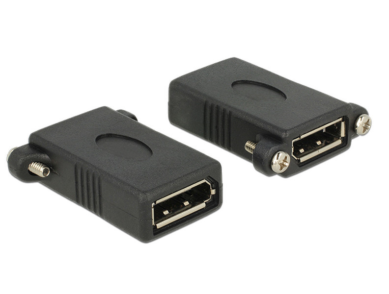 DeLOCK DisplayPort 1.1 F-F DisplayPort DisplayPort Black