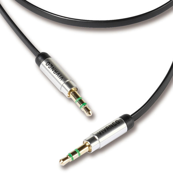Vivanco 3,5MM GSMF CONNECT 0.5м 3,5 мм 3,5 мм Черный аудио кабель