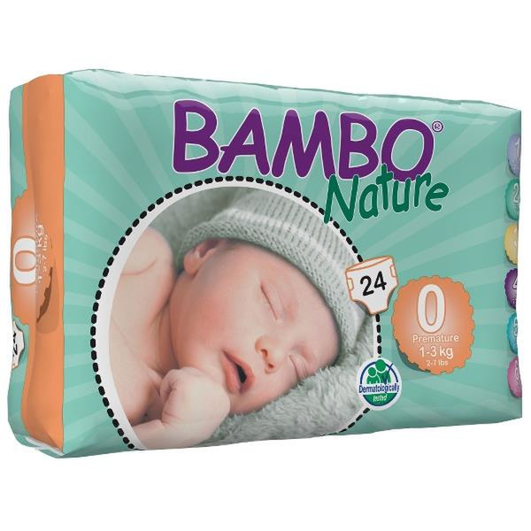 Bambo Nature Premature Newborn 24шт