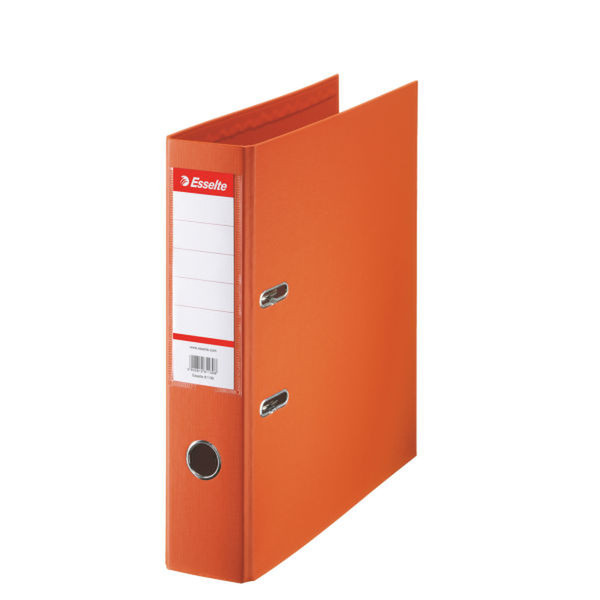 Esselte Plastic Standard Lever Arch Files, 70mm Orange Orange Ringmappe