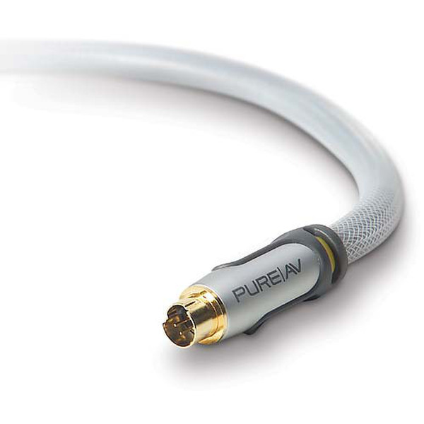 Belkin PureAV™ S-Video Cable - 2.4m 2.4m Silber S-Videokabel