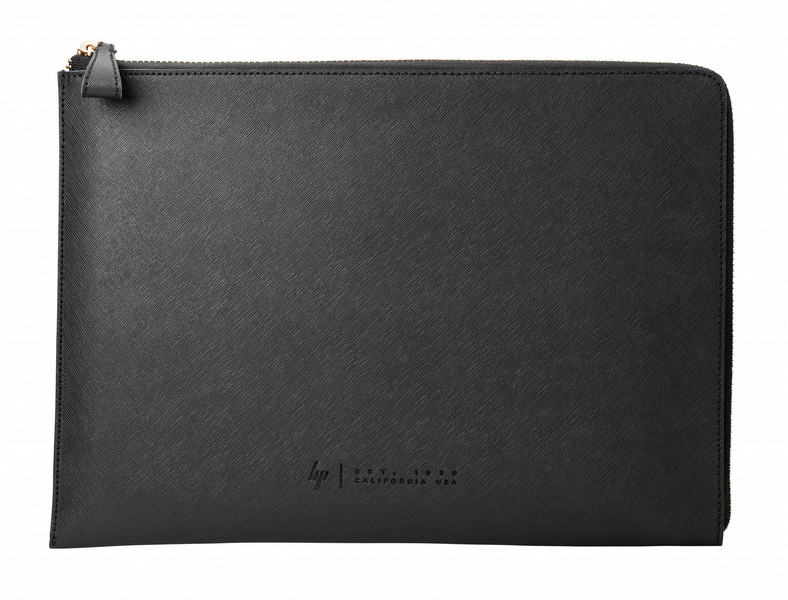 HP 13.3 Spectre Black Leather Sleeve (Zipper)