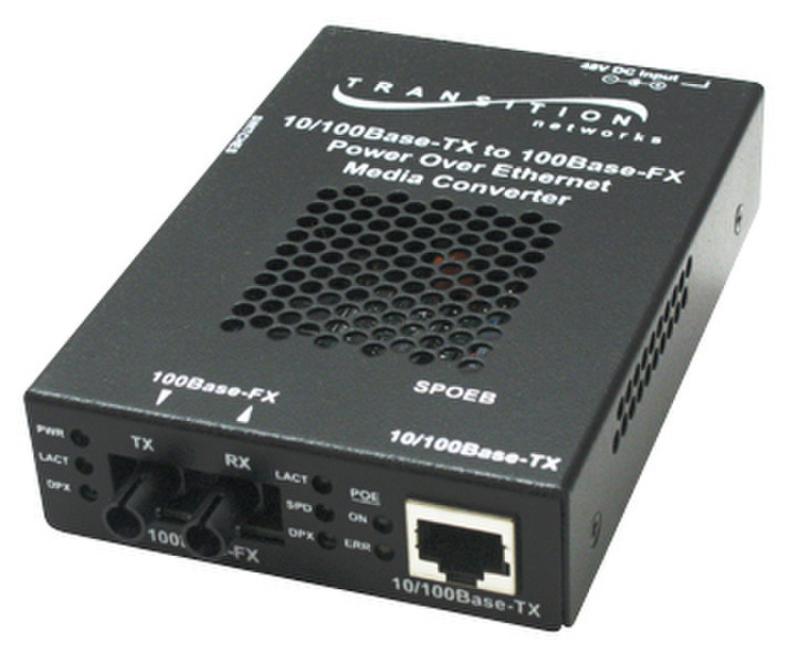 Accu-Tech SPOEB1013-100 100Mbit/s 1300nm Multi-mode Black