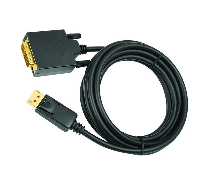 Siig CB-DP1A11-S2 3.16m DisplayPort DVI-D Schwarz Videokabel-Adapter