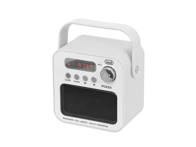 Trevi DR 750 BT Портативный Цифровой Белый радиоприемник