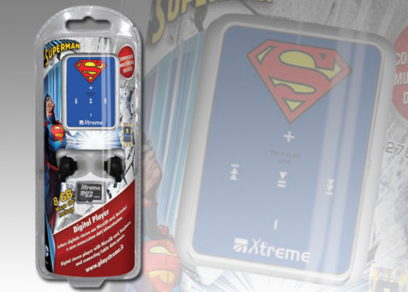 Xtreme 27692 MP3 8GB Blau, Rot, Gelb MP3/MP4 Player