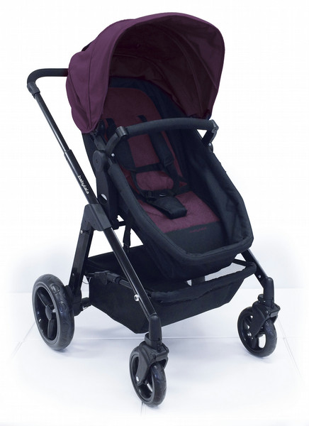 Carrefour 105505543 Travel system pram 1место(а) Черный, Пурпурный детская коляска