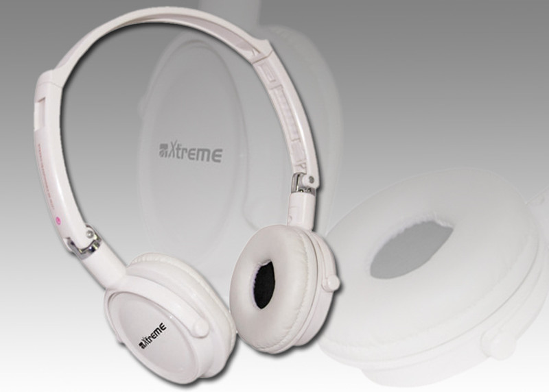 Xtreme 33599 Head-band Binaural Wired White mobile headset