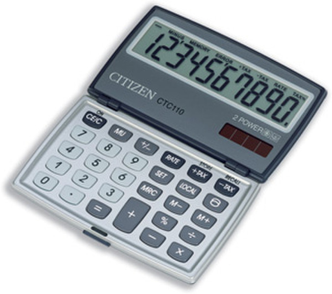 Citizen CTC110 Pocket Basic calculator Black,Silver