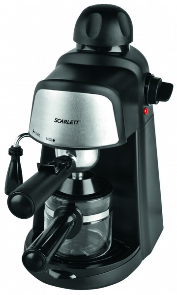 Scarlett SC-037 Капельная кофеварка 4чашек Черный, Cеребряный