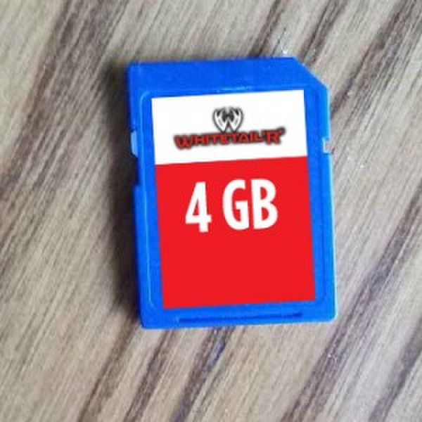 Whitetail'R SD, 4GB 4ГБ SD Class 10 карта памяти