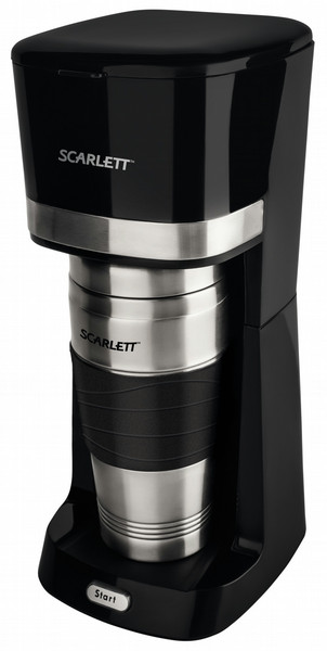 Scarlett SC-CM33002 Drip coffee maker 0.45L Black coffee maker