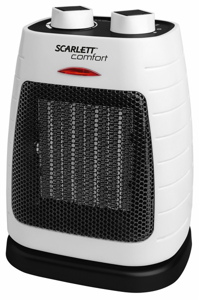 Scarlett SC-FH53K07R Indoor 1800W Black,White Fan electric space heater