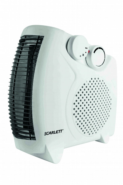 Scarlett SC-FH53001R Indoor 2000W White Fan electric space heater